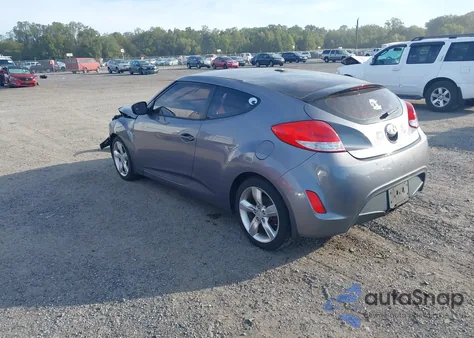 2015 Hyundai Veloster from USA, damaged, VIN KMHTC6AD8FU229063